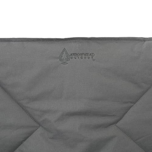 ARROWHEAD OUTDOOR Portable Folding Double Duo Camping Chair Loveseat w/ 2 Cup & Wine Glass Holder, Heavy-Duty Carrying Bag, Padded Seats & Armrests, Supports up to 500lbs, USA-Based Support