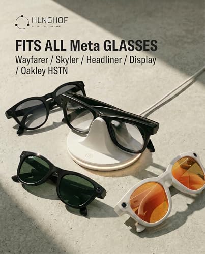 Smart Glasses Charging Dock RGB Stand for Ray-Ban Meta & Oakley HSTN