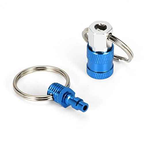 Quick Release Keychain Detachable Key Ring Pull Apart Keychain w/ 2 Split Ring Detachable Key Chain Key Attachment