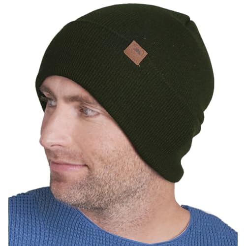 Tough Headwear Cuff Beanie Hat - All-Season Winter Cap - Stretch Fit Women & Mens Beanie - Durable Knit Unisex Winter Caps