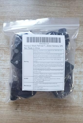 fixinus 2 Pack Bicycle Flashlight Mount - 360 Degree Rotating Bike Light Mount, Universal Torch Clip for Mountain Bike and Bicycle LED Light, Camera, GPS