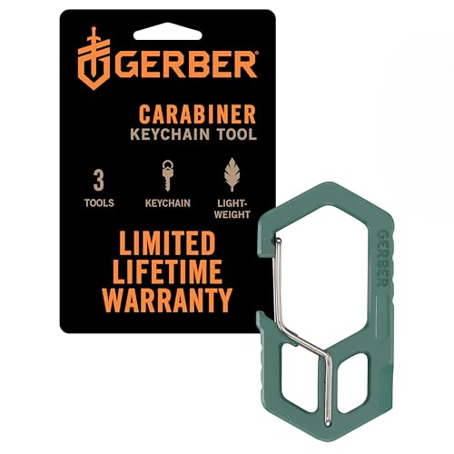 Gerber 3-in-1 EDC Keychain Multi-Tool with Bottle Opener and Carabiner