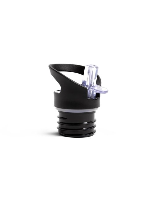 Bougie Flip N Sip Lid, Black, 2 Straws Plus 1 Cleaner, Kitchen Décor