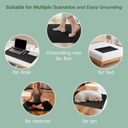 Grounding Mat for Sleeping 23.6 x 11.8 Inches - Pain & Inflammation Relief