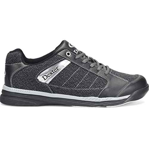 Dexter Mens Modern Bowling Shoes, Charcoal Knit, 8 US