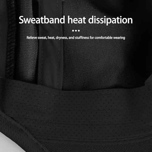 Black Baseball Cap Men's Dry Fit Hat Lightweight Running Hats Women Ball Caps