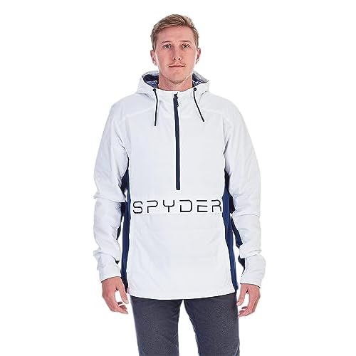 Spyder Mens Force Insulated Anorak Ski Jacket Windbreaker
