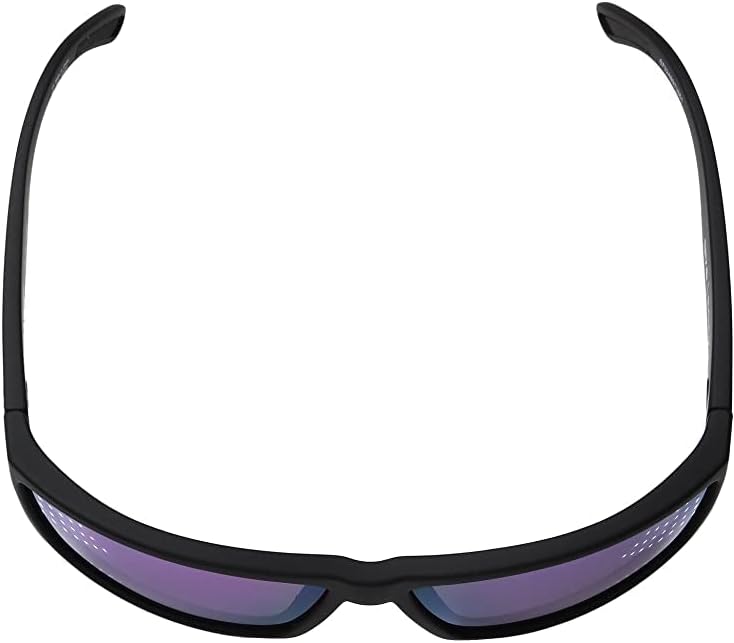 Spy Optic Rocky Sunglasses Soft Matte Black w/ Happy Bronze Polarized Green Spectra Lens