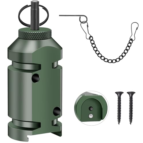 Perimeter Trip Alarm - 12 Gauge Camping Wire Alarm System with Screws - Dark Green (Variation 1)