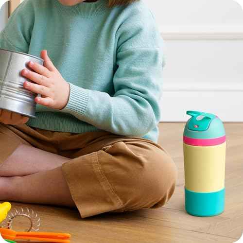 Silicone Boot for Owala Kids Water Bottle 14/16 oz, Anti-Slip Protective Sleeve Bottom Protector for Owala Kids Tumbler 12oz, FreeSip 16oz