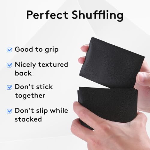 600 Pack Black Matte Card Sleeves for Magic and Trading Cards - Clear Front