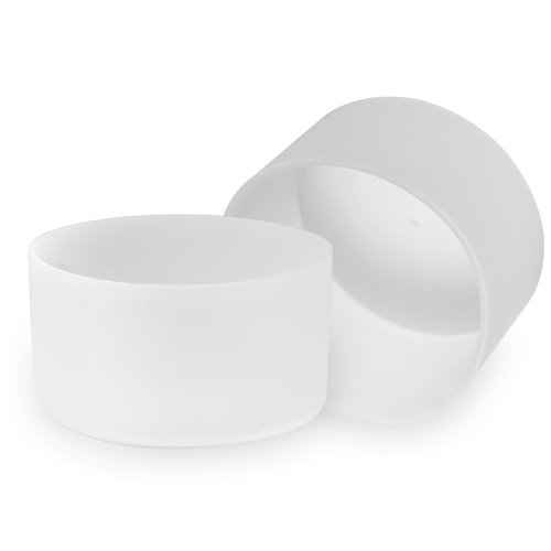 Seimneire 2Pack 3Inch/75mm Clear Silicone Tumbler Bumper, Water Bottle Bottom Protector for 20oz-40oz