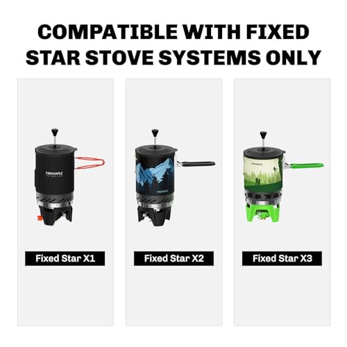 Firemaple Star French Press Coffee Filter, Suitable for X1, X2, X3 camping stove