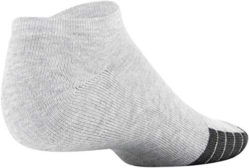 Under Armour Performance Tech No Show Socks - Multipairs, Steel 6-Pairs Large