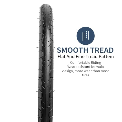 Black 20x1.50 Bike Tires - Folding Replacement Bicycle Tires