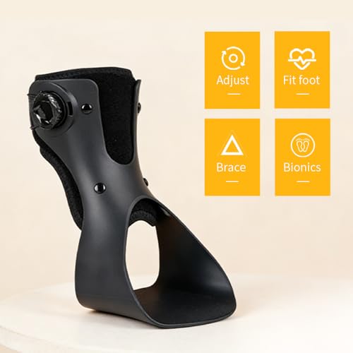 Laway Upgrade AFO Foot Drop Brace Right Large Support for Walking