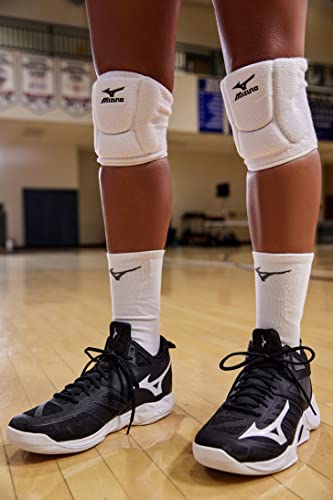 Mizuno LR6 Volleyball Knee Pad - Medium White Pair