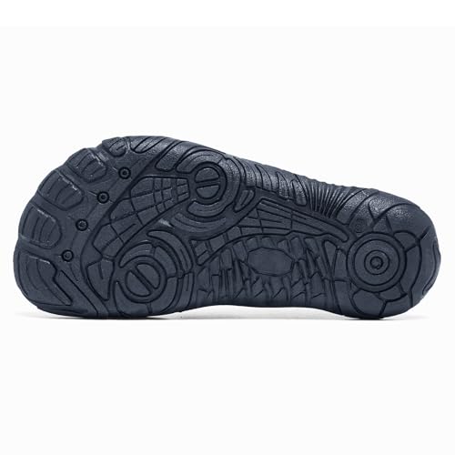 Kids Water Shoes Non-Slip Beach Shoes for Boys and Girls - Navy, Big Kid