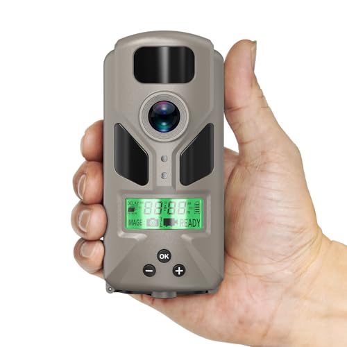 Mini Trail Camera Night Vision Motion Activated 20MP 1080P Grey
