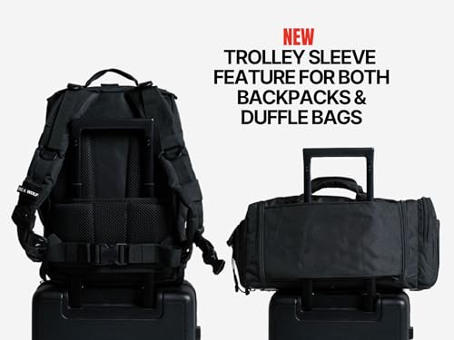 35L Backpack (Pink Goddess w/Black Accents) Medium Gym and Travel Backpack, Military Grade, Multipurpose Utility Bag for Men and Women, Heavy-Duty & Durable