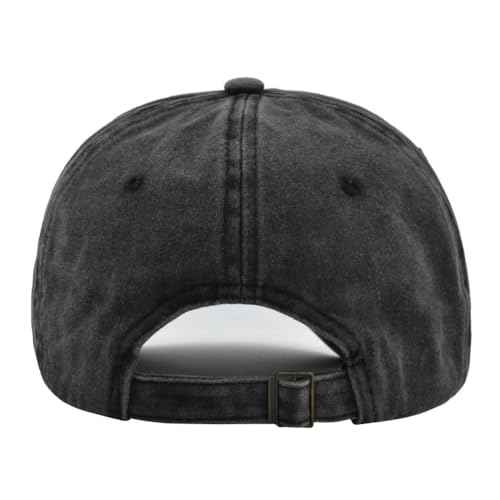 Unisex Vintage Washed Cotton Baseball Cap Distressed Adjustable Classic Low Profile Dad Hat