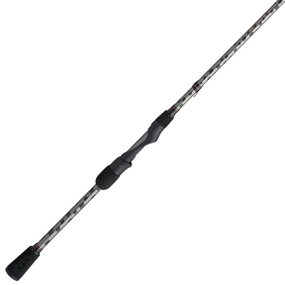 Abu Garcia 7' Vengeance Spinning Fishing Rod, 1-Piece Rod, Medium Rod Power, Fast Action, Custom Ergonomic Reel Seat, Comfortable EVA Handle, 24-Ton Graphite Blank