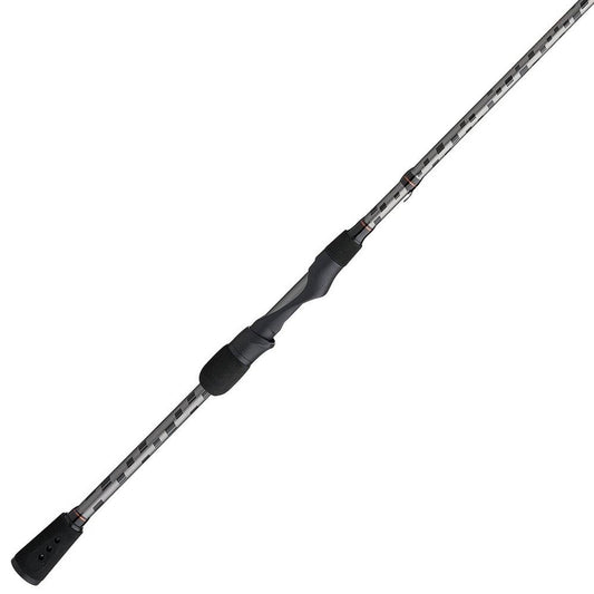 Abu Garcia 7' Vengeance Spinning Fishing Rod, 1-Piece Rod, Medium Rod Power, Fast Action, Custom Ergonomic Reel Seat, Comfortable EVA Handle, 24-Ton Graphite Blank