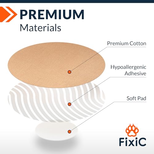 FixiC Libre 3 Sensor Covers - Tan 25 Pack for Libre 3 & Plus Sensors