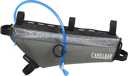 CamelBak M.U.L.E. Bikepacking Waterproof Triangle Frame Pack - Includes 2L Quickstow Hydration Reservoir Bladder, Large