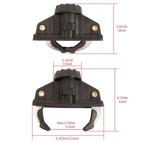 SYDSZ 4Pcs Car Roof Box Quick Caliper Fixation Clips for Luggage Carriers