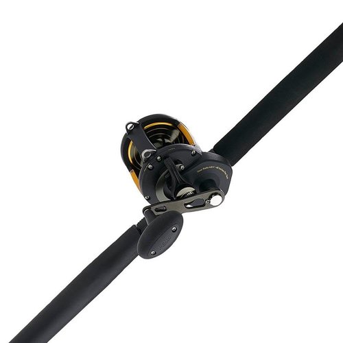 PENN 7' Squall II Lever Drag Fishing Rod & Size 60 Reel Combo, Heavy Power, Fast Action, Right Handle Position, Full Graphite Body and Sideplate Construction