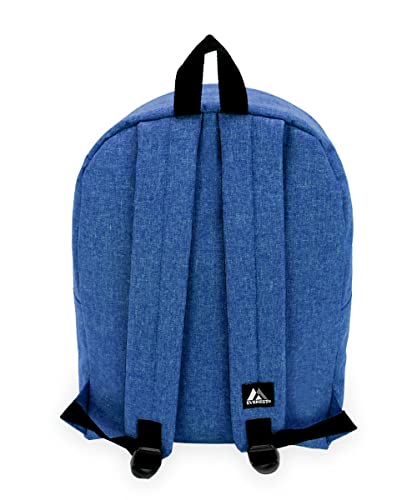 Everest Unisex-Adult's Basic Denim Backpack, Royal Blue, One Size