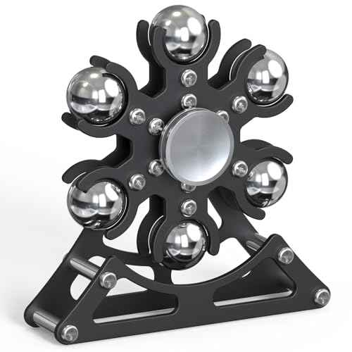 Desk-Fidget-Toys for Ferris-Wheels-Spinner: Metal Kinetic-Spinner 4mins, Cool-Gadgets for Kid Children Teen Adult EDC-Toy, ADHD Tools Cool-Stuff Stress Relief for Office Home School Christmas