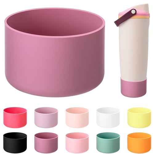 Silicone Boots Compatible with Owala 30oz & 40oz FreeSip Sway Bottles & Tumblers, Large-Coverage Protective Anti-Slip Bottom Cover Sleeves for Freesip Sway Tumblers & Bottles