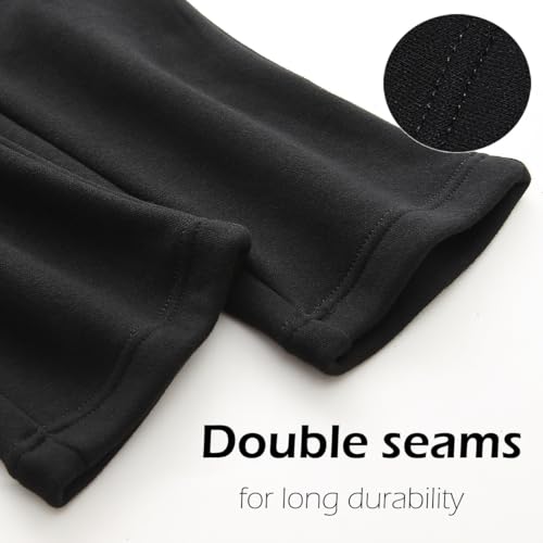 Extra Warm Cotton Thermal Pants with Fleece Lined, Long Soft Mens Thermal Underwear Bottoms for Cold Weather