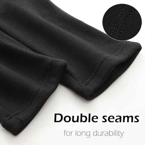 Extra Warm Cotton Thermal Pants with Fleece Lined, Long Soft Mens Thermal Underwear Bottoms for Cold Weather