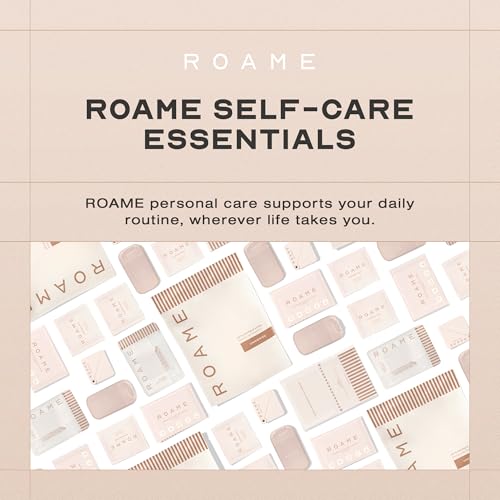 Roame Portable Soap Sheets ? Ultra-Thin Soap for Hand Moisture & Hygiene ? Water-Activated, Compact, Cruelty-Free, Eco-Friendly ? Perfect for Travel Kits & On-the-Go Use ? 50-Pack