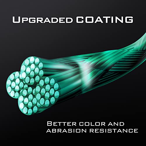 Braided Fishing Line 600 Yards 40 LB Moss Camo - Ultra-Thin & High Strength