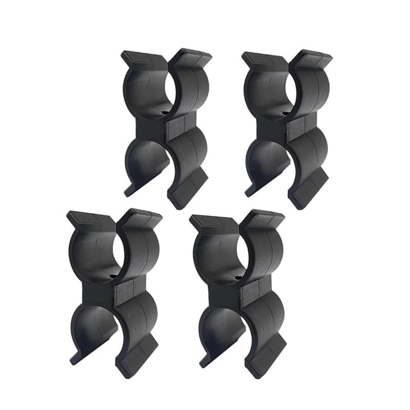 Boat Pole Clips - Anti Rattle Bimini Top & Support Pole Holders (4 Pack)