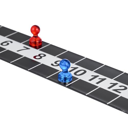 Durable Metal Cornhole Scoreboard with Magnetic Keepers - Set of Two, Easy Installation
