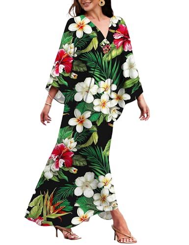 Women's Maxi Kaftan Dress for Summer Lounging - MooMoos & Caftan Style