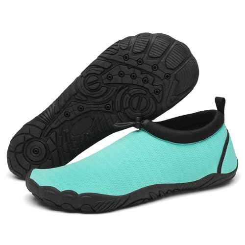 Mishansha Womens Mens Water Swim Shoes Wide Toe Box Barefoot Shoes US Size 5.5-13.5 Women / 3-11.5 Men