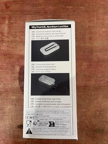 Fire-Maple Frost Bento Lunchbox Fast- Heating Camping Bowl, with a Foldable Handle(800ml), self reliance outfitters, ideal for travel, outside, camping