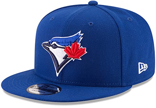 MLB Team Logo Adjustable Snapback Hat Cap - Toronto Blue Jays Blue