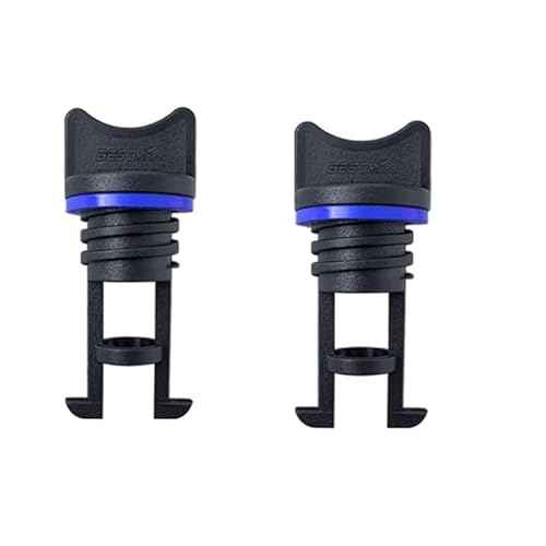 Boat Drain Plug Transom Drain Plug Kayak Scupper Plugs Thread Bung for Kayak Canoe and Boat 2 Set Blue