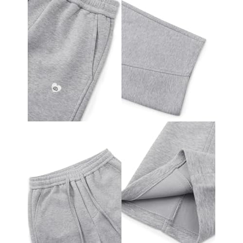 Aelfric Eden Mens Wide Leg Sweatpants Solid Arc Sweat Pants Open Bottom Casual Athletic Lounge Pants with Pockets