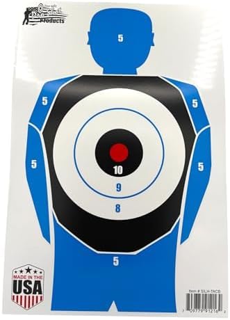 Pro-Shot Silhouette Paper & Tactical Targets: High Contrast Training & Practice Shooting Targets – Heavy Paper, Reactive Splatter & Weatherproof Options – Made in USA (Multi-Pack Choices)
