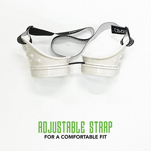 UMBRELLALABORATORY Hyper Vision goggles white Steampunk Rave Meme Glasses - nerd funny gift for men women