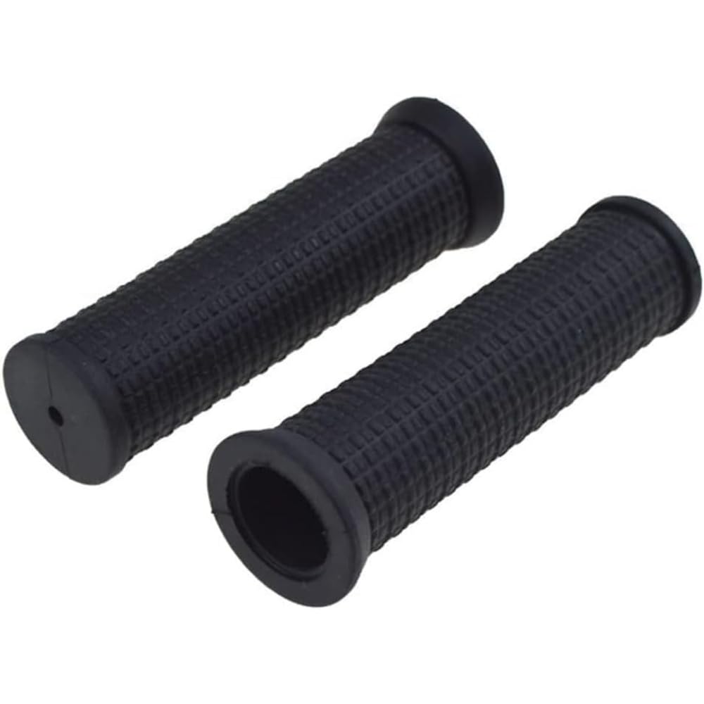 2Pcs Black Bike Bicycle Long/Short Handlebar Grips for Twising Shifter, Shockproof Anti Slip Parts, Cycling Parts and Components Anti Slip Soft Rubber Bike Grips (Long Short)