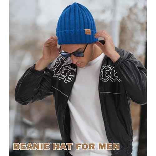 Winter Beanie Hat for Men and Women, Warm Double-Layered Knit Beanie in Multiple Colors to Go with Everything